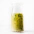 healthy lemon basil vinaigrette in a jar